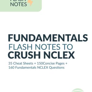 Fundamentals NCLEX Flash Notes & Practice Questions Digital Copy