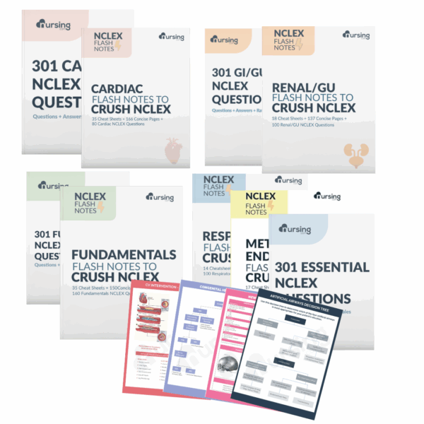 The Complete NCLEX 10-Book Mega Bundle by NURSING.com - Digital Copy