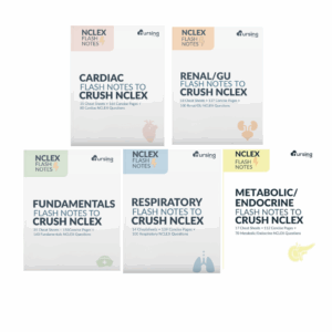 Complete NCLEX Flash Notes Bundle (5 Books) | Master Cardiac, Respiratory, Renal, Endocrine, and Fundamentals Topics for NCLEX-RN® & NCLEX-PN®